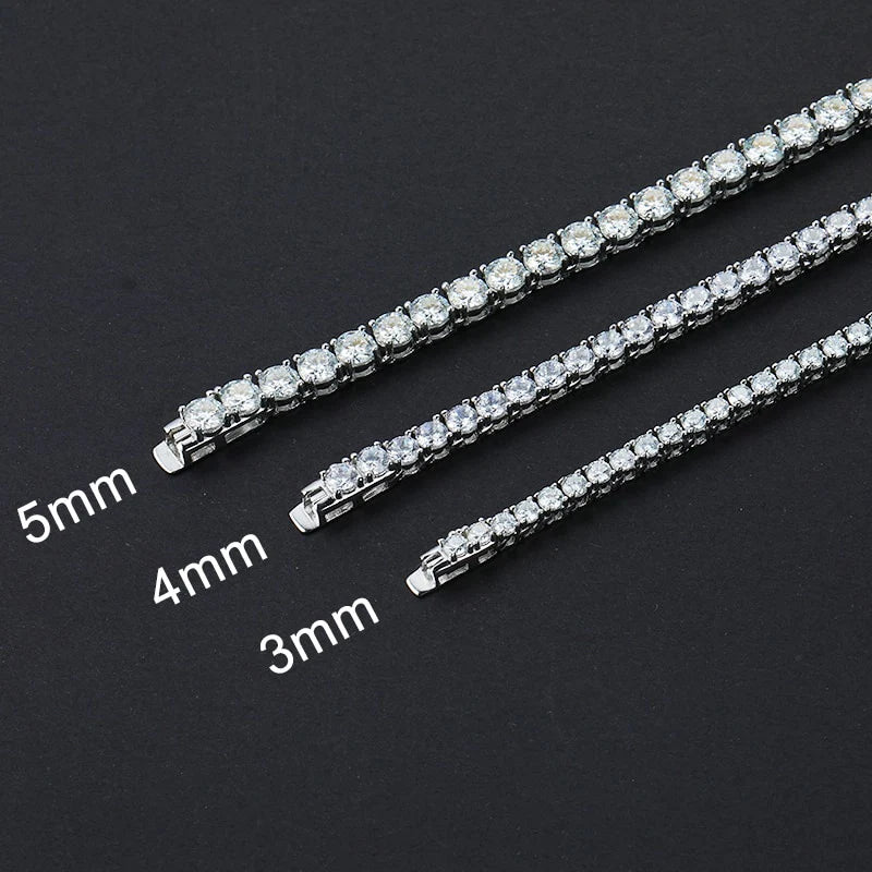 4MM Moissanite Tennis Bracelet