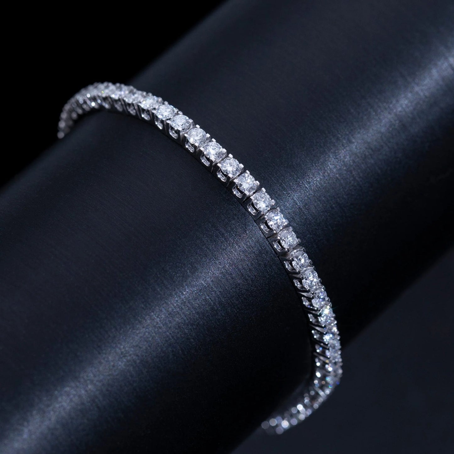 4MM Moissanite Tennis Bracelet