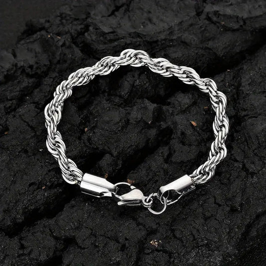 5MM Stainless Steel Rope Bracelet