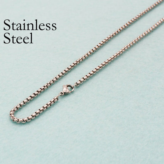 Stainless Steel 2MM Rounded Box Chain