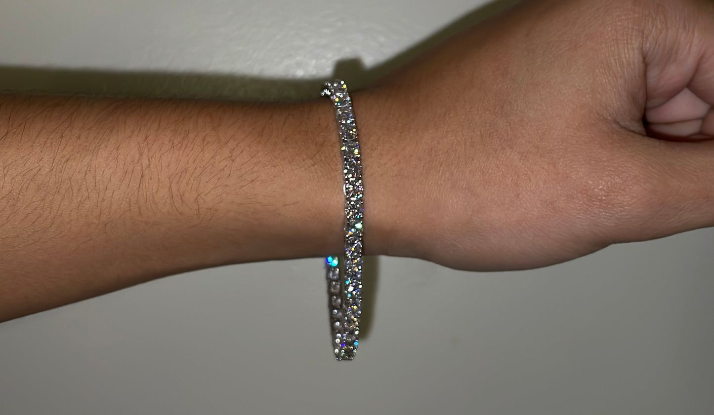 4MM Moissanite Tennis Bracelet