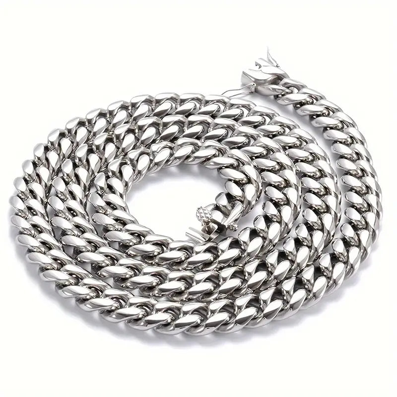 10MM Stainless Steel Miami Cuban Link (Bracelet and Chain Available)